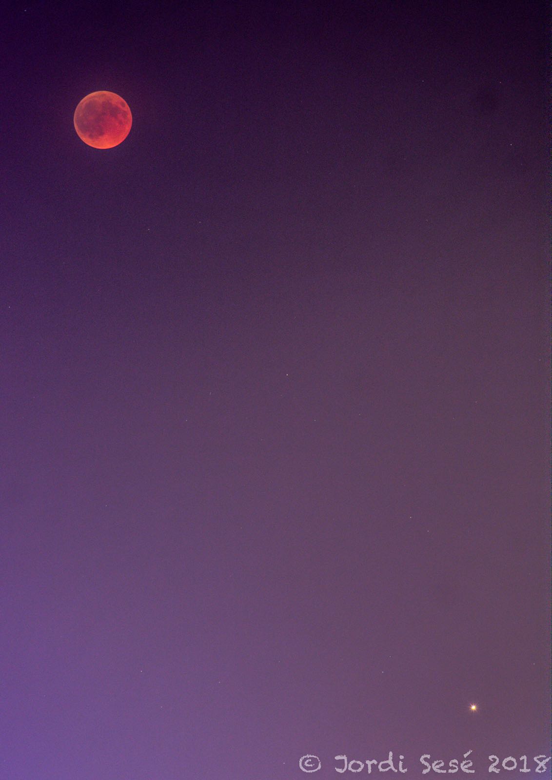 Eclipsi i Mart, foto de Jordi Sesé