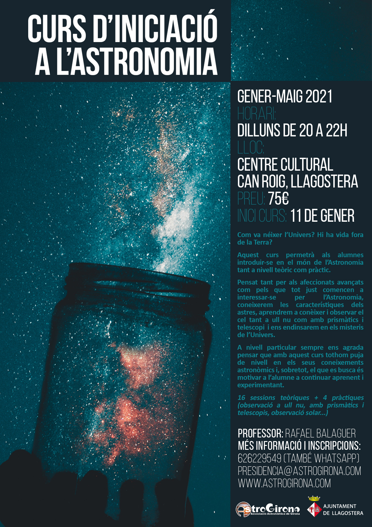 Cursos d'Astronomia i Paleoantropologia