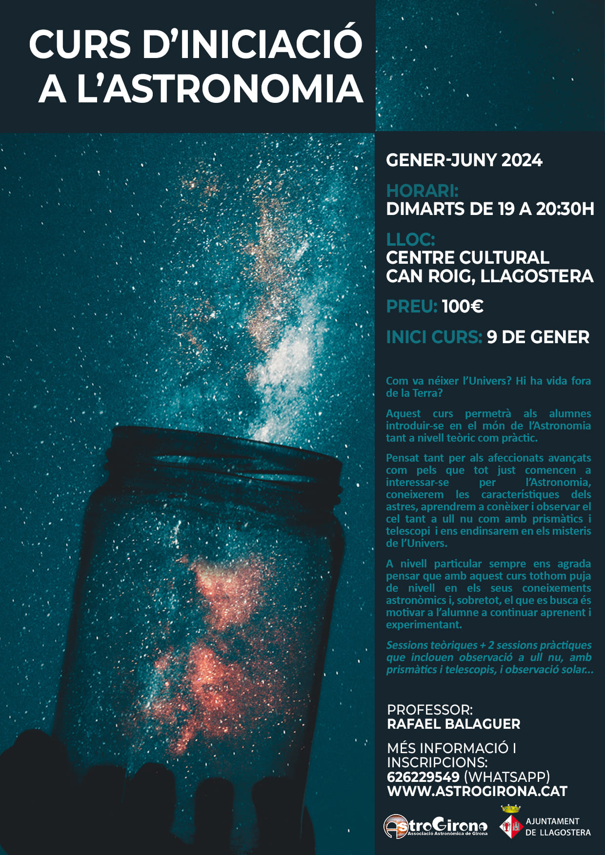 Cursos d'Astronomia i Paleoantropologia