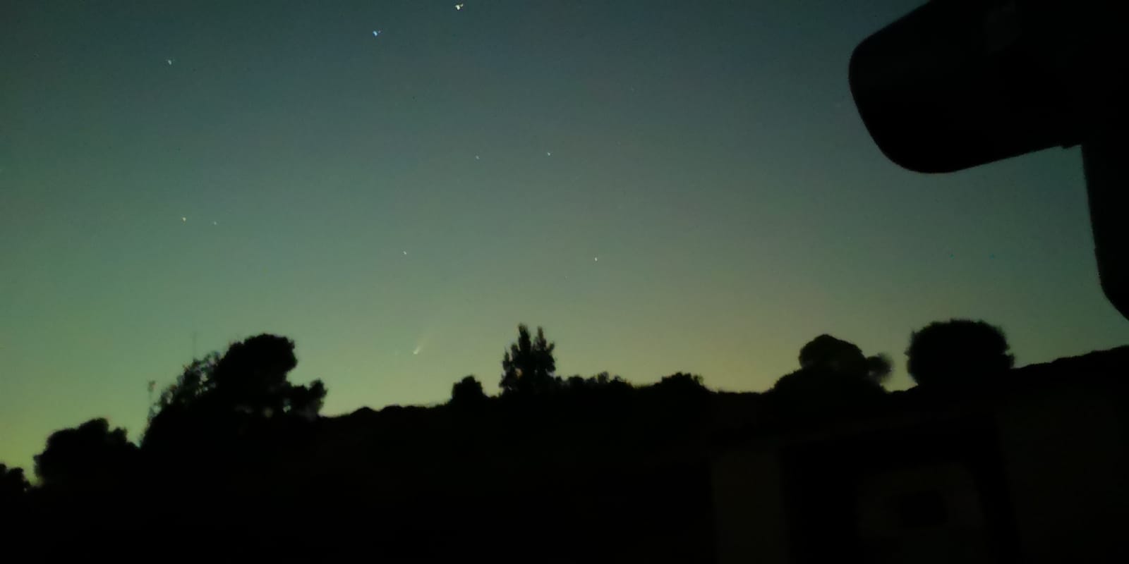 Cometa Neowise, juliol de 2020