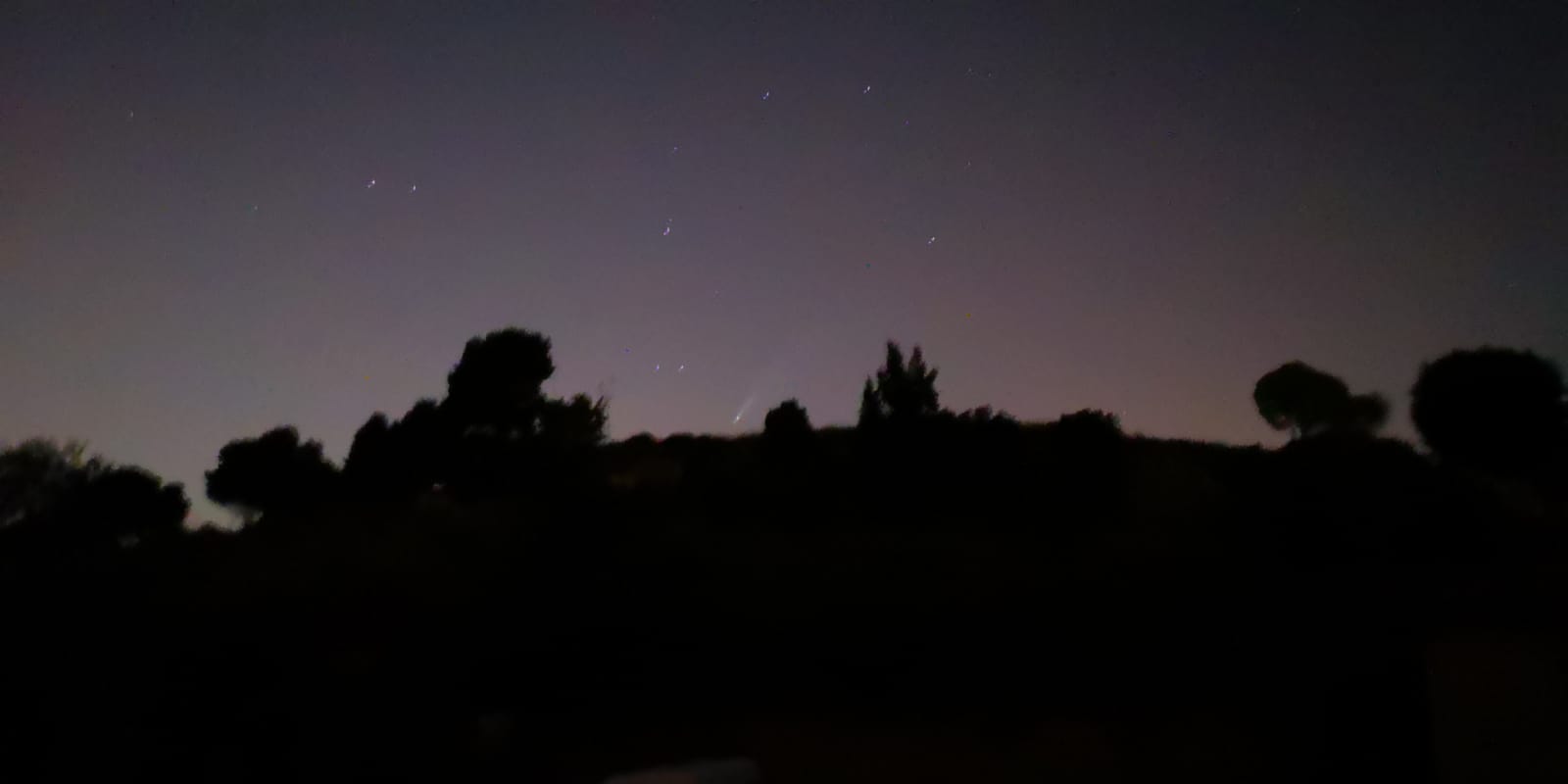 Cometa Neowise, juliol de 2020