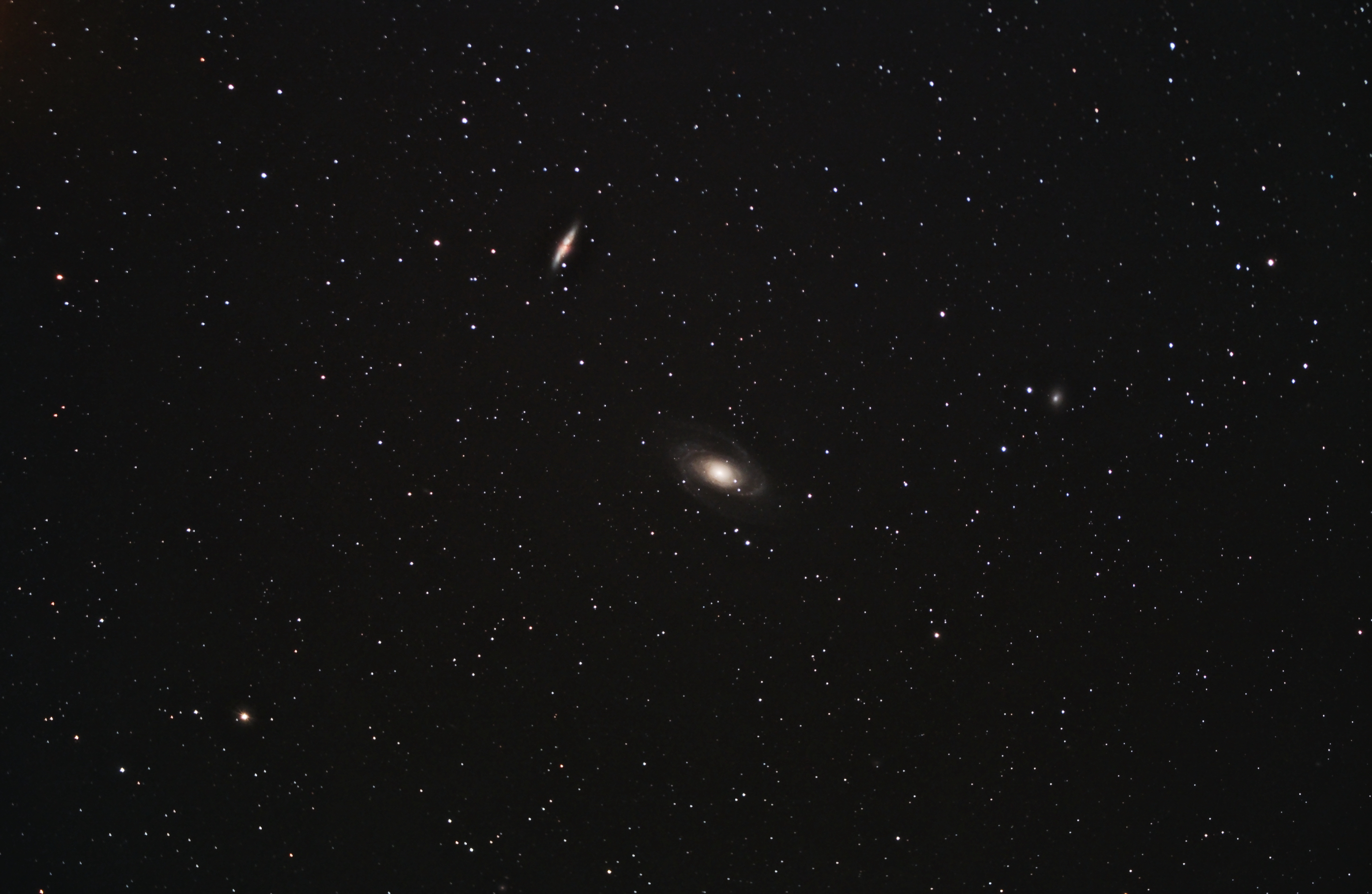 Camp de galàxies d'M81 i M82, cortesia de Jordi Arnella