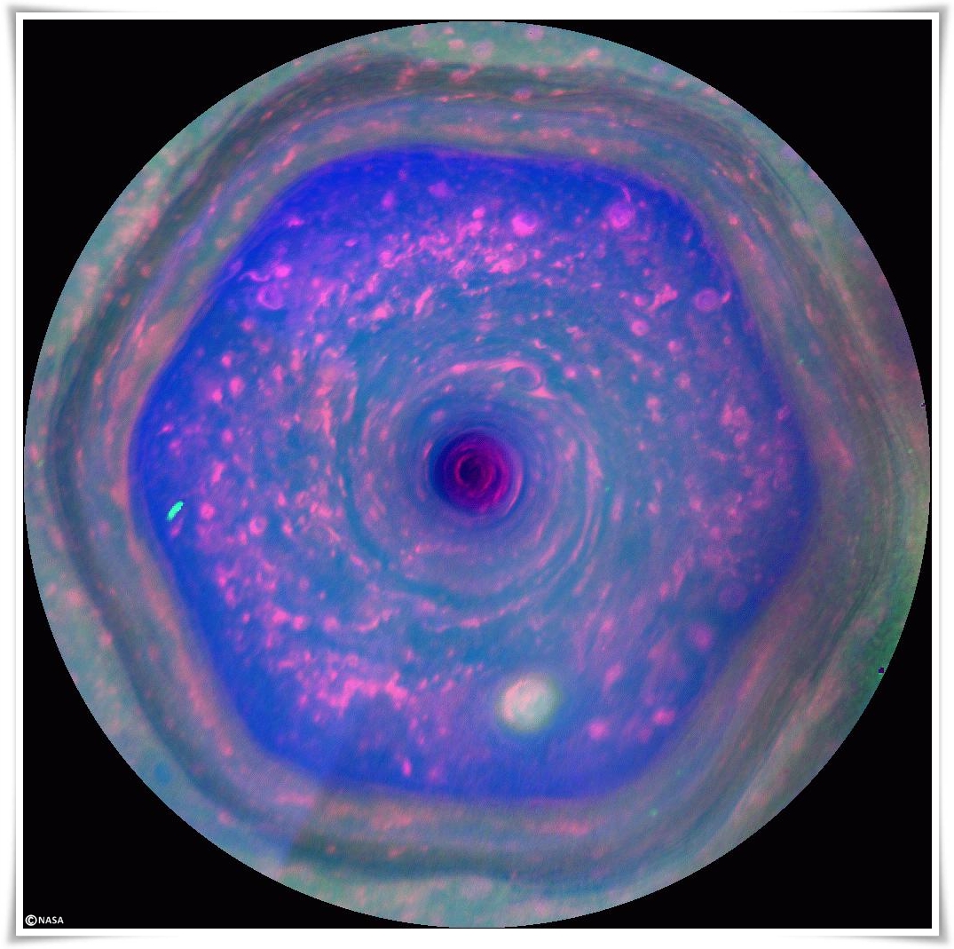 Hexàgon a Saturn, NASA