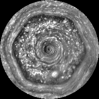 Hexàgon a Saturn, NASA