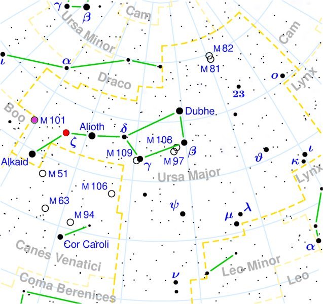 Mapa M101