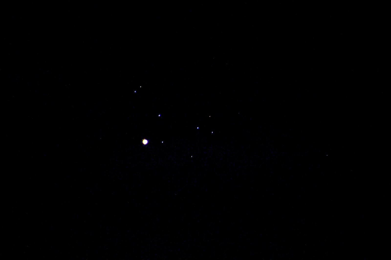 Conjunció de Venus i les Plèiades