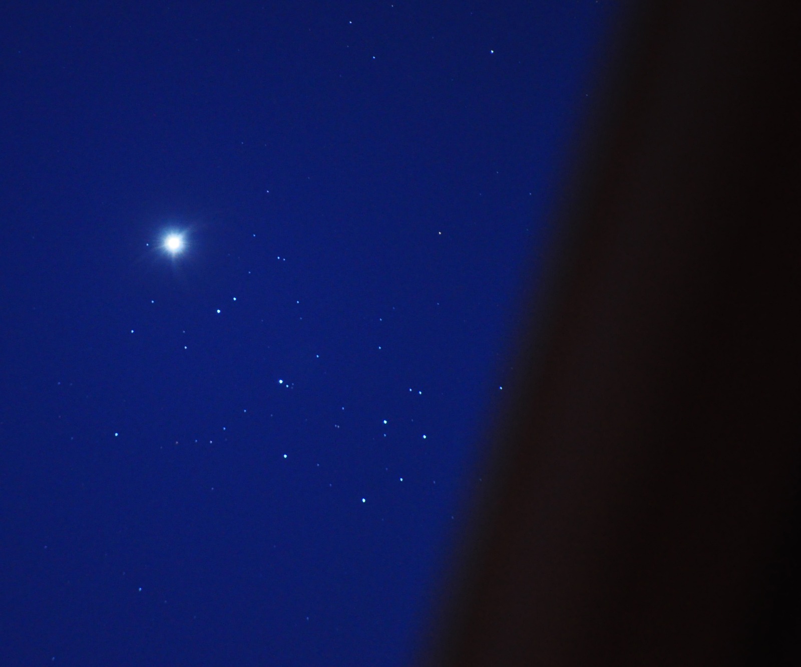 Conjunció de Venus i les Plèiades
