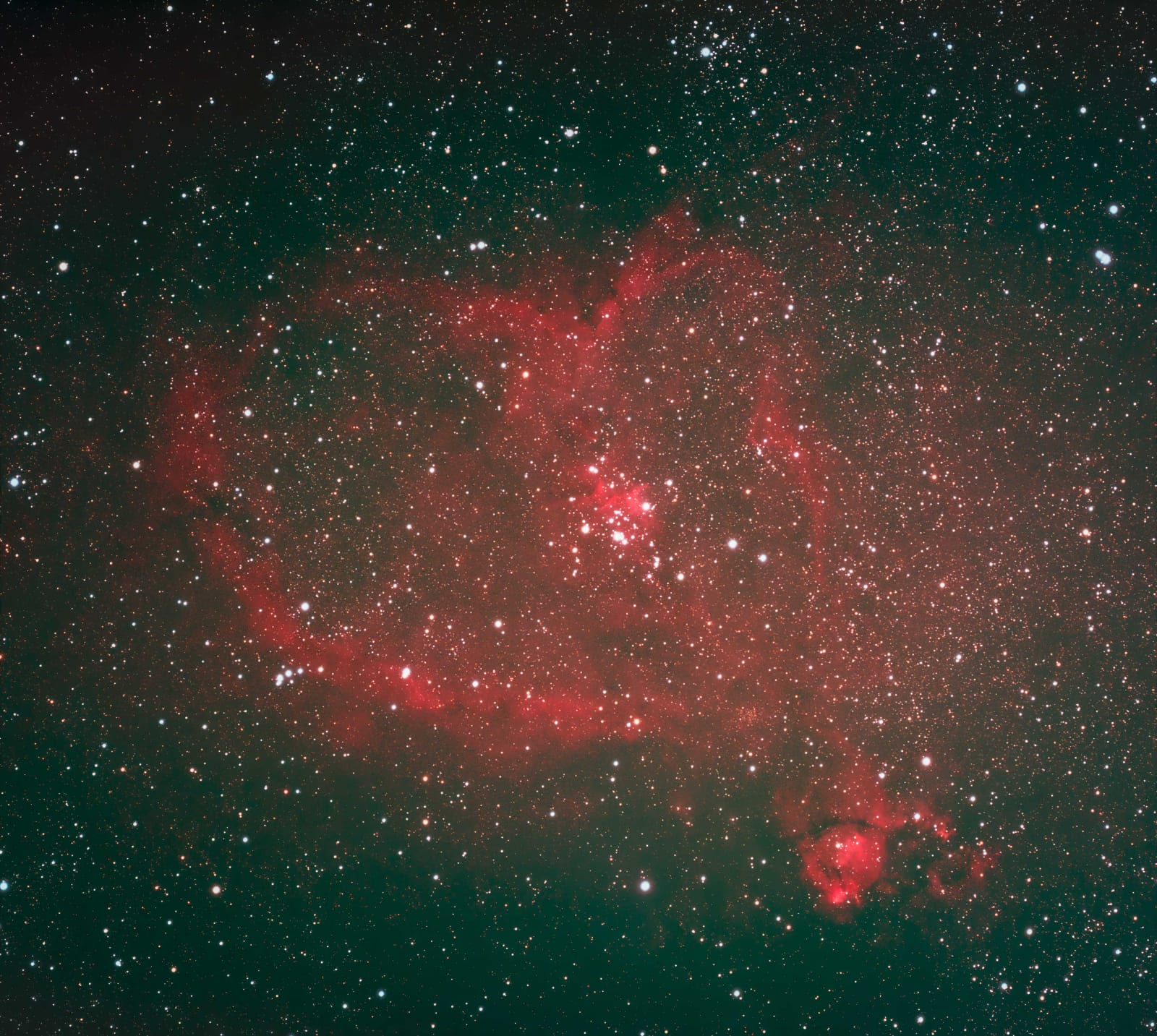 Nebulosa del Cor. Foto de Lluís Amat