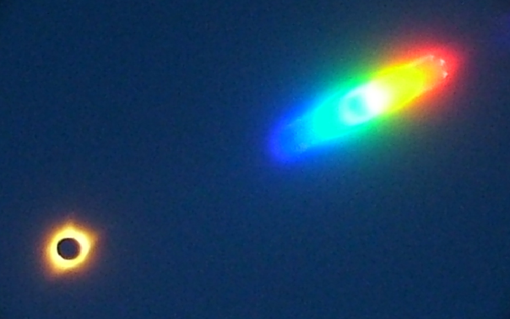 Espectre de la corona solar, foto de Rafael Balaguer