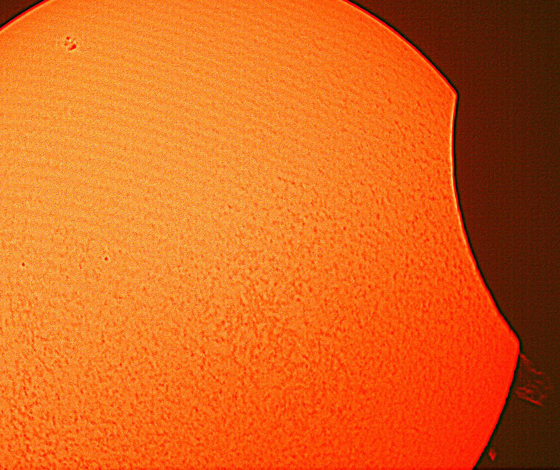 Eclipsi parcial de Sol 25-10-22, Jordi Arnella/Andreu Palomares