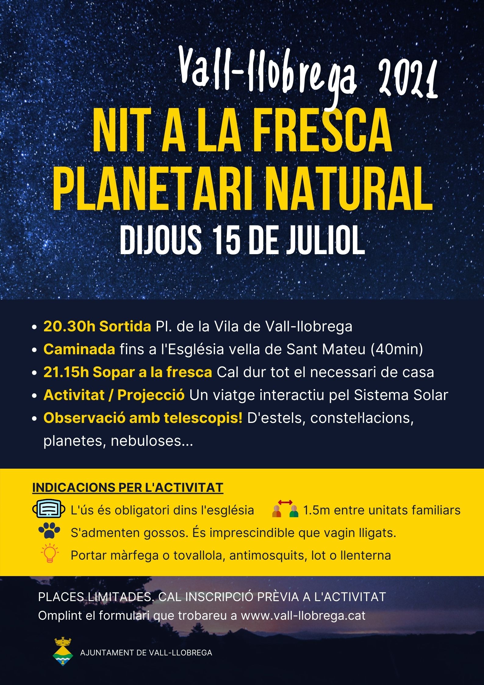 Planetari natural a Vall-llobrega
