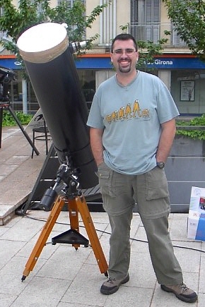 Rafael Balaguer amb el Costas 250 mm