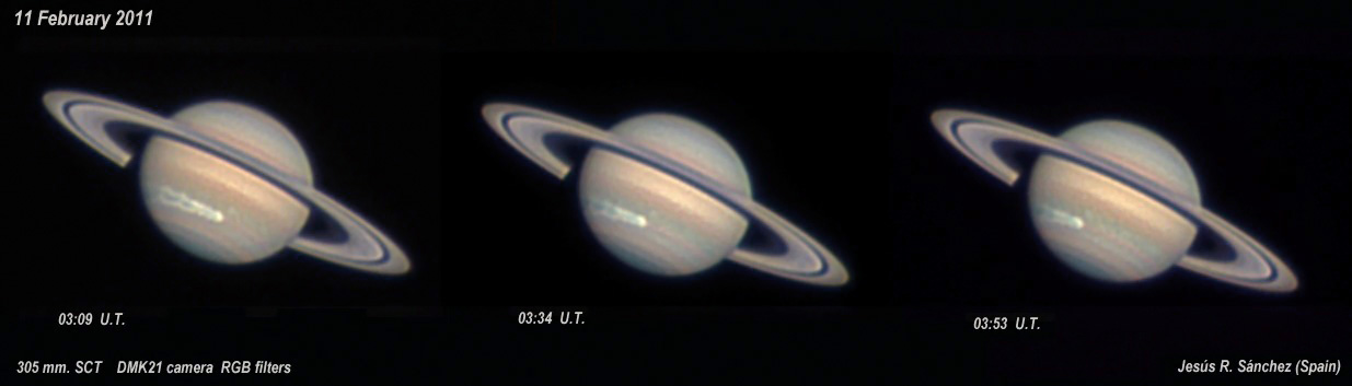 Tempesta a Saturn. Fotografia de Jesús R. Sánchez