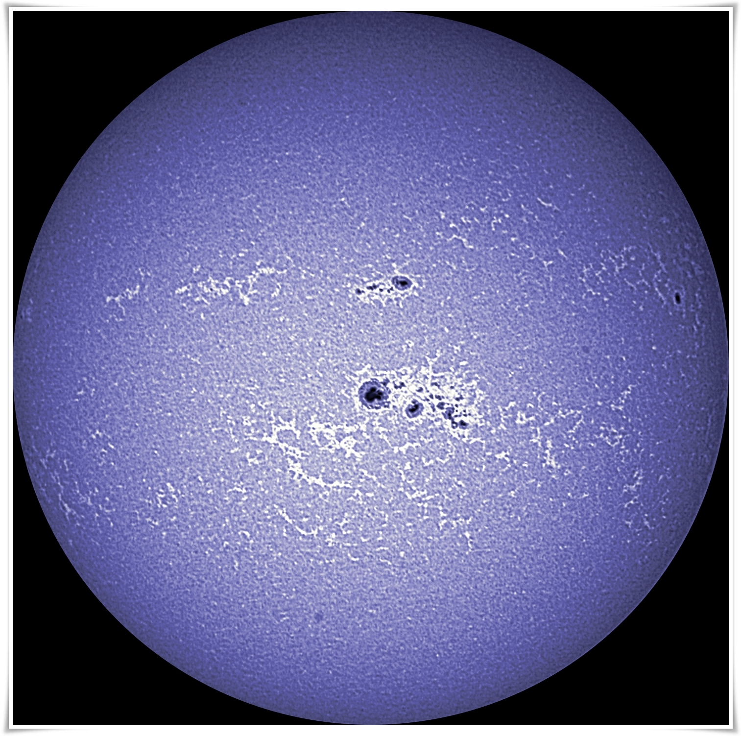 El Sol fotografiat des de l'Observatori Can Roig, per Rafael Balaguer Rosa